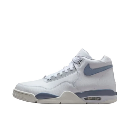 Nike Flight Legacy Comfortable and Versatile Mid-Top Retro Basketball Shoes Men's White/Blue BQ4212-103