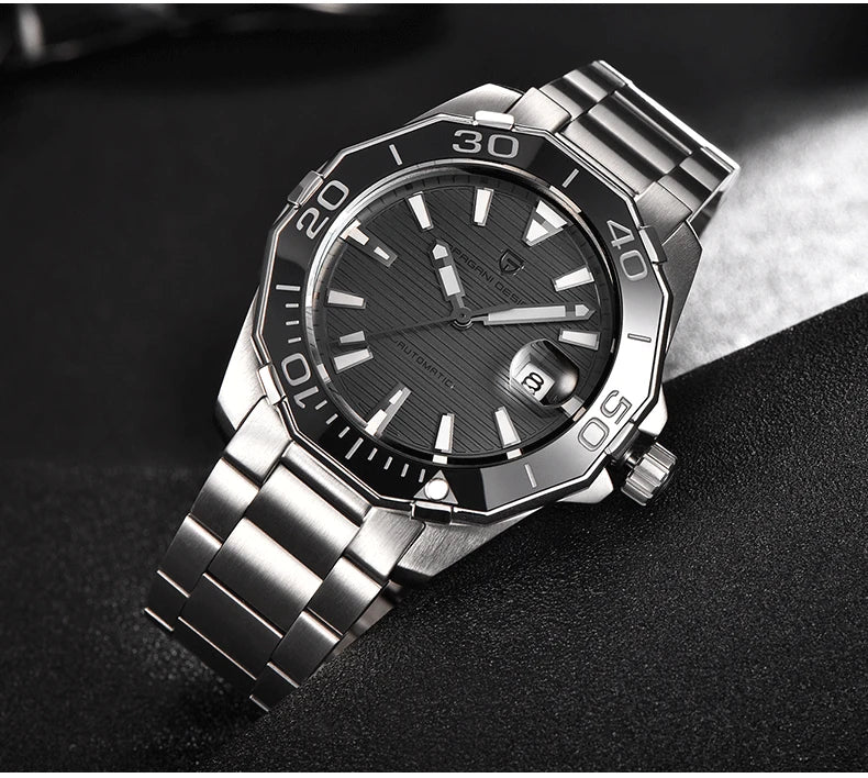 2025 New Brand PAGANI DESIGN 1617 Men's Military Sport Mechanical Watches Waterproof Stainless Steel Top Brand Luxury Men Watch