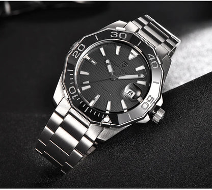2025 New Brand PAGANI DESIGN 1617 Men's Military Sport Mechanical Watches Waterproof Stainless Steel Top Brand Luxury Men Watch