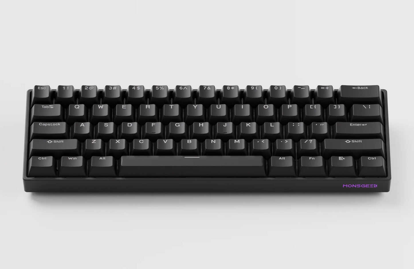 Teclado mecânico Akko MonsGeek FUN60 com interruptores magnéticos 60% Gaming Keyboards Rapid Trigger 0.01mm 8K ARGB HE/TMR personalizado