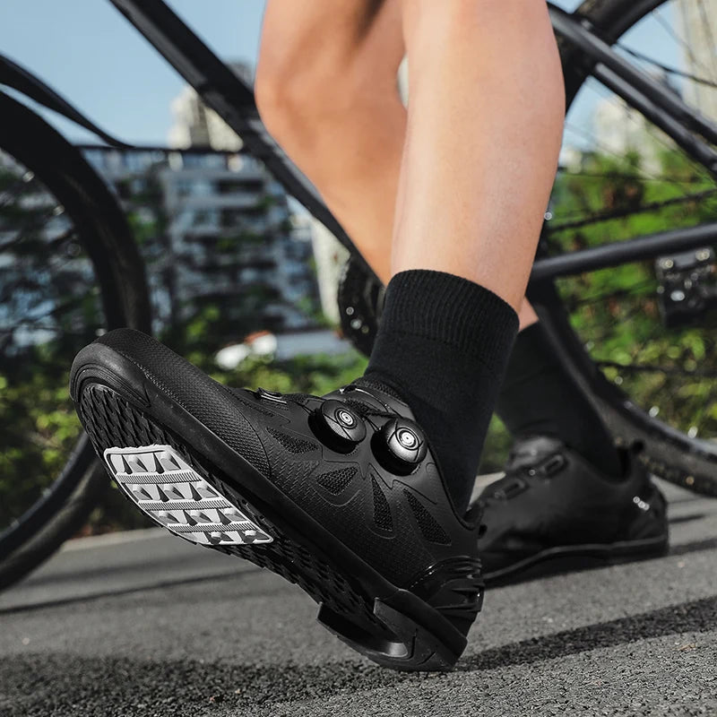 Men Non Locking Mountain Bike Shoes Without Cleats Road Bicycle Rb Speed Non Cleat Cycling Shoes Sneaker Flat Pedal Mtb Women