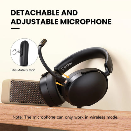 Oneodio SuperEQ A200 kabellose Bluetooth 5.4 ANC-Kopfhörer – Over-Ear-Noise-Cancelling-Headset mit ENC-Mikrofon, Hi-Res Audio & App-Steuerung