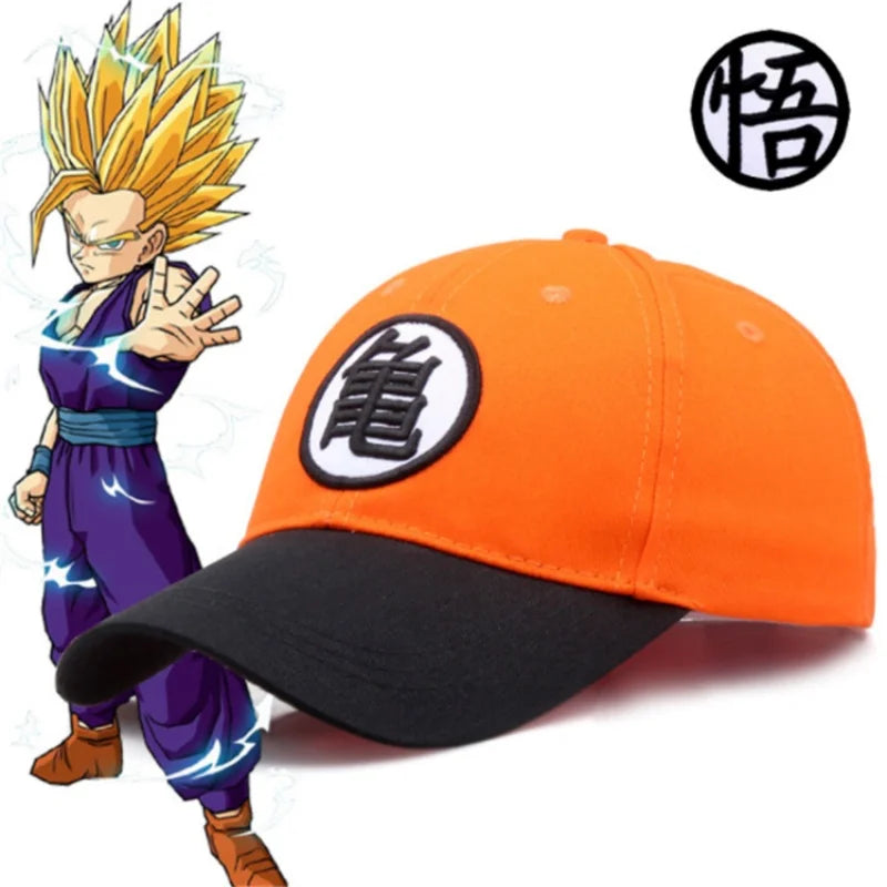 Czapki baseballowe Dragon Ball Son Goku unisex z haftem Gui Wu – wiosenne i jesienne czapki na świeżym powietrzu, regulowane, codzienne, chroniące przed słońcem