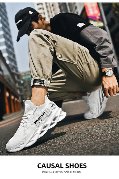 Moda Lila Casual Sneakers Dam Herr Blade Löparskor Storlek 48 Lätta Andningsbara Sportskor Herr Mesh-sneakers