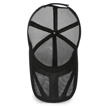 Breathable Sun Protection Caps Fashion Men Women Full Mesh Hats Summer Sunscreen Hats Sun Protection Caps Baseball Cap