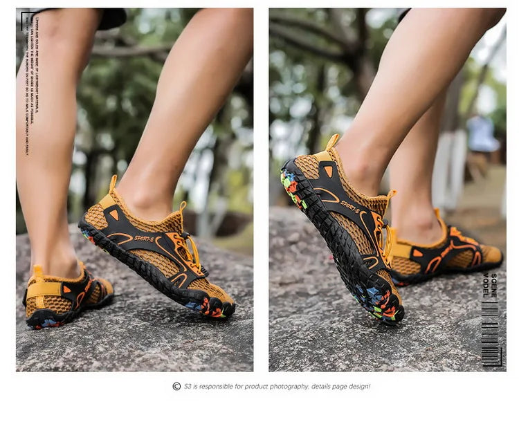 Men Wading Shoes Barefoot Beach Shoes Non-Slip And Wear-Resistant Swimming Upstream Shoes Women Outdoor Water Sports Shoes