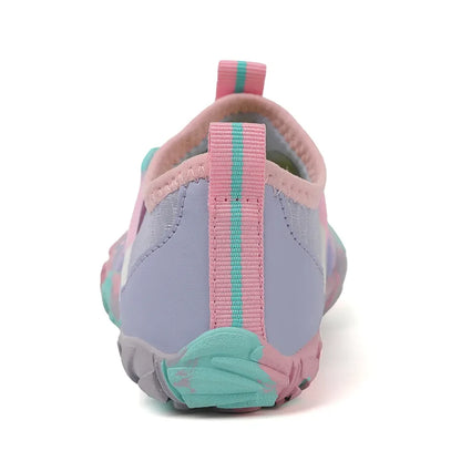 New 12 Colors Water Shoes Kids Summer Beach Five Fingers Barefoot Swimming Aqua Shoes Quick Dry Seaside River Children Sneakers
