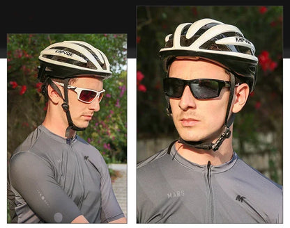 Kapvoe polariserede fiskesolbriller til cykling til mænd og kvinder, UV400-cykelbriller, sportsbriller, cykelbriller, MTB-cykelbriller