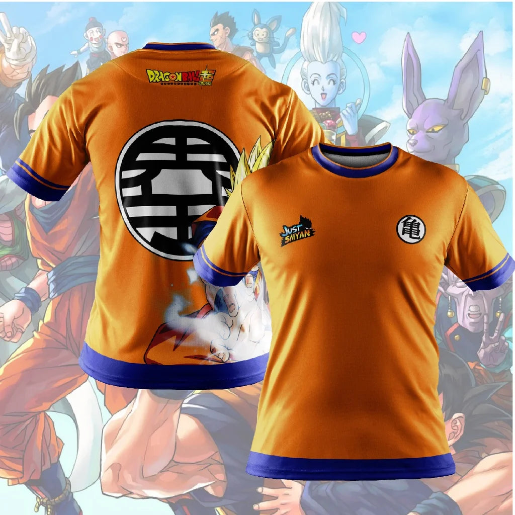 Dragon Ball T Shirt Kids Tops Tee Anime Figures Son Goku Super Saiyan T-shirt Boys T-shirts Children Clothes Summer Short Sleeve