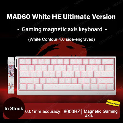 Madlions MAD 60/68 PRO Magnetic Switch Gaming Keyboard E-sport Custom Mechanical Aluminum Keyboard Ergonomics Accessories