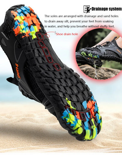 Men Wading Shoes Barefoot Beach Shoes Non-Slip And Wear-Resistant Swimming Upstream Shoes Women Outdoor Water Sports Shoes