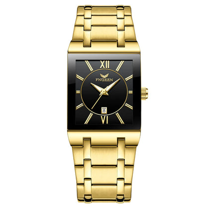 BINBOND luxury men’s wristwatch with precise quartz movement, luminous hands, water-resistant, automatic date display, made from durable stainless steel, casual style.