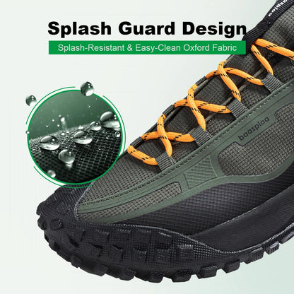 Baasploa herenwandelschoenen: comfortabele, zachte, waterdichte trekking-sneakers voor heren, slijtvast en antislip, geschikt voor buiten en klimmen