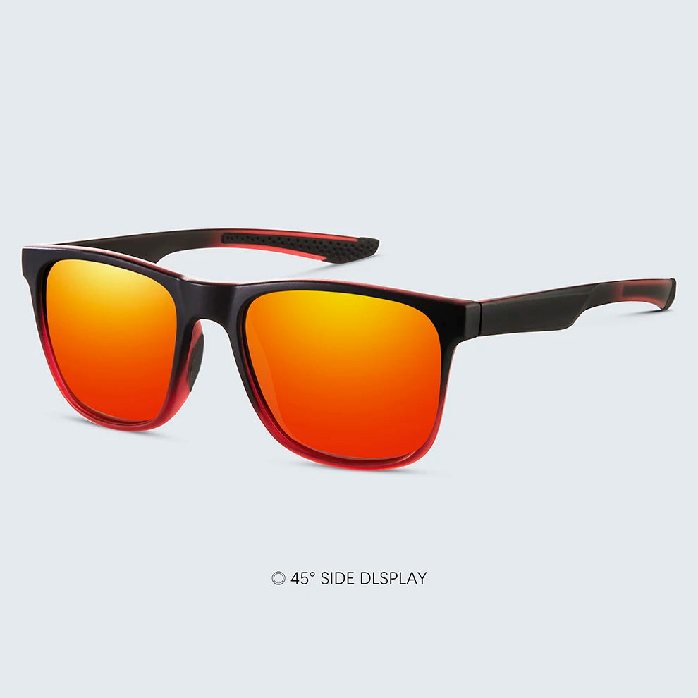 Fashion Sun Glasses Square Polarized Sunglasses man Driving Fishing Luxury Brand Designer UV400 Eyewear