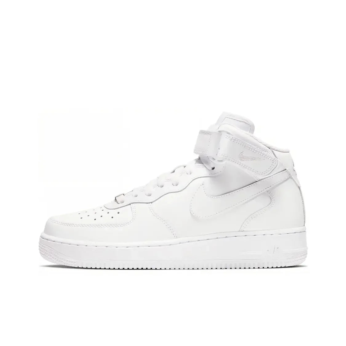 Nike Air Force 1 Mid Top Unisex Classic Sneakers, Cushioned Comfort Durable Design for Casual Streetwear DQ7666-001