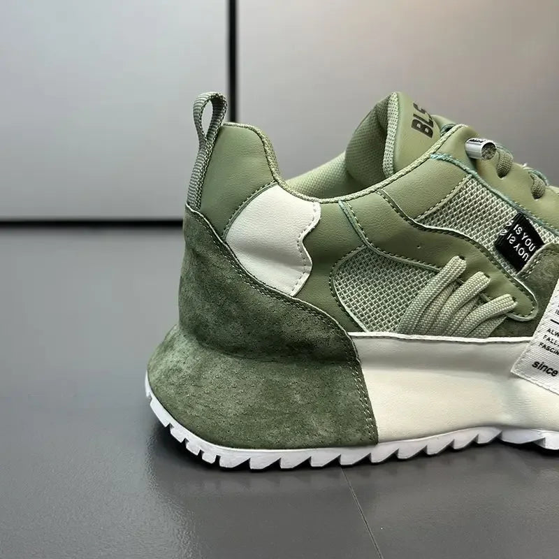Baskets de luxe pour homme, chaussures de sport, mocassins, baskets casual pour homme à semelles épaisses, confortables, respirantes, tendance, au design original et personnalisées