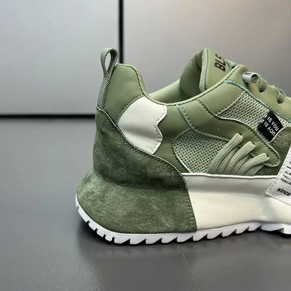 Baskets de luxe pour homme, chaussures de sport, mocassins, baskets casual pour homme à semelles épaisses, confortables, respirantes, tendance, au design original et personnalisées