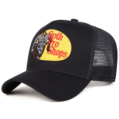 Unisex Letter Embroidery Baseball Net Caps Spring Summer Outdoor Adjustable Casual Hats Sunscreen Hat Sports Cap