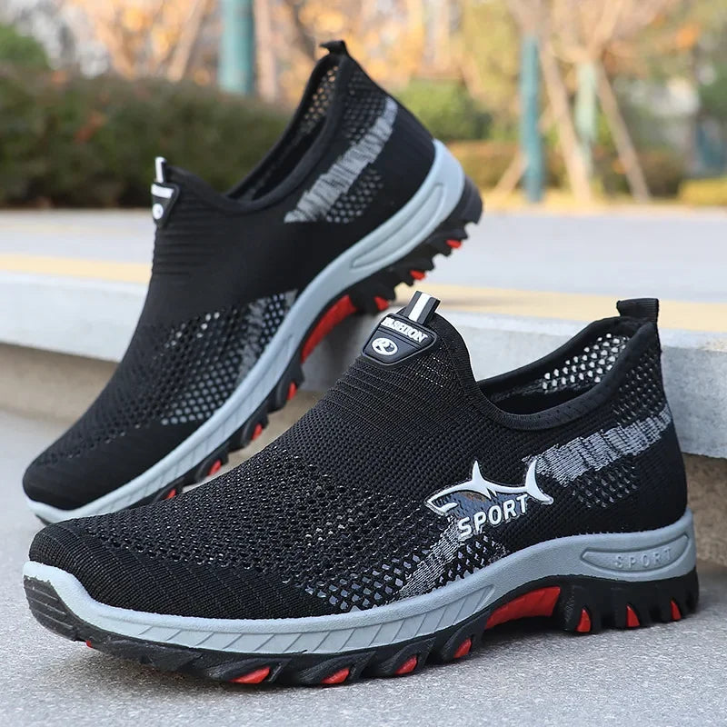 Men's summer sneakers Sporty men's mesh shoes breathable sports shoes canvas lightweight  sneakers cheap shoes clearance