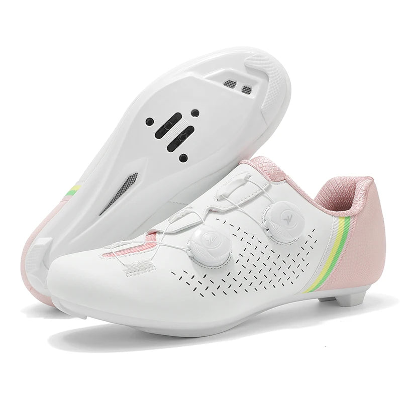 Road Cycling Shoes Flats Cleats Shoes Speed Cycling Sneaker Man Bike Shoes Women Self-Locking Non-slip Mountain Bicycle shoe spd