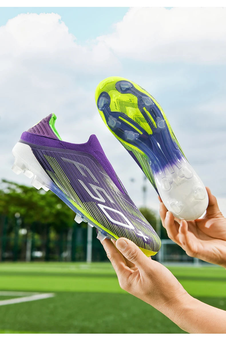 New Men's Football Boots Non Slip Comfortable Soccer Shoes Turf Ultralight Fg Grass Cleats Futsal Sport Indoor Adult Non-Slip