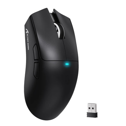 Ratón gaming inalámbrico ATTACK SHARK X11SE, trimodo, superligero de 63g con sensor PAW3311, 22000 DPI, batería de 300mAh, controlador dual