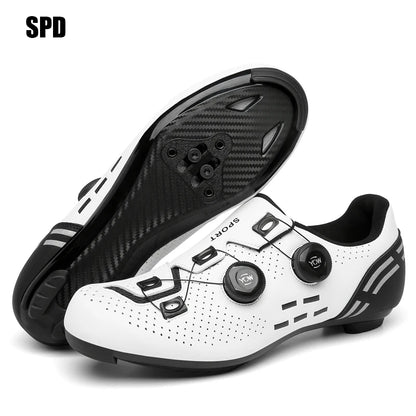 Zapatillas de ciclismo profesionales para hombre MTB y SPD, zapatillas de carreras de montaña, zapatillas de ciclismo de carretera SPD y de montaña para mujer