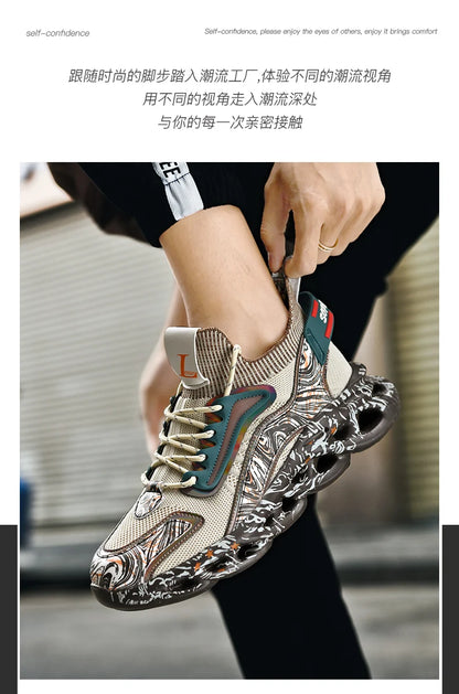 Men's Sneakers Luxury Designer Casual Shoes Platform Shoes Fashion Blade Loafers Running Shoes for Men