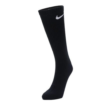 Nike (Nike) мъжки и дамски чорапи, дишащи, абсорбиращи потта спортни чорапи, баскетболни чорапи, модни и универсални ежедневни чорапи (3 чифта) Sx7676-902
