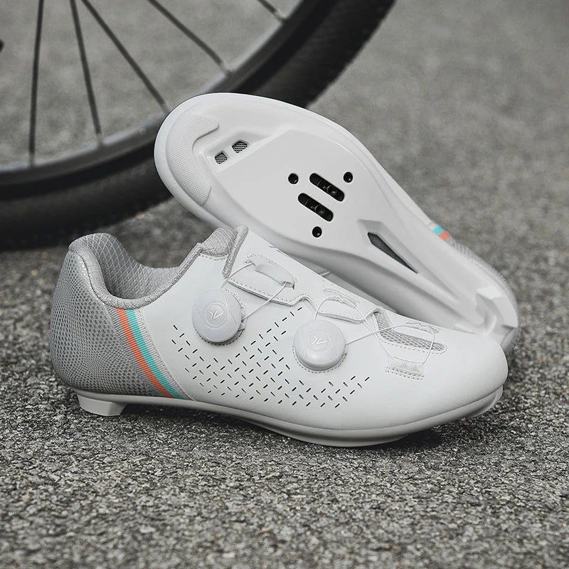 Road Cycling Shoes Flats Cleats Shoes Speed Cycling Sneaker Man Bike Shoes Women Self-Locking Non-slip Mountain Bicycle shoe spd