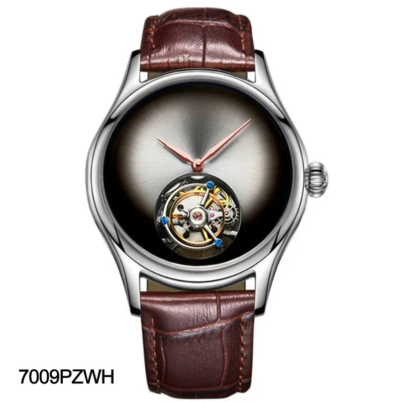 AESOP Flying Tourbillon Skeleton Watch For Men Mechanical Waterproof Mens Watches Top Brand Luxury Movement Stainless Steel 2025