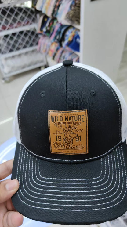 New men's and women's universal mesh suede work cap, men's baseball cap, breathable sports cap for spring and summer.