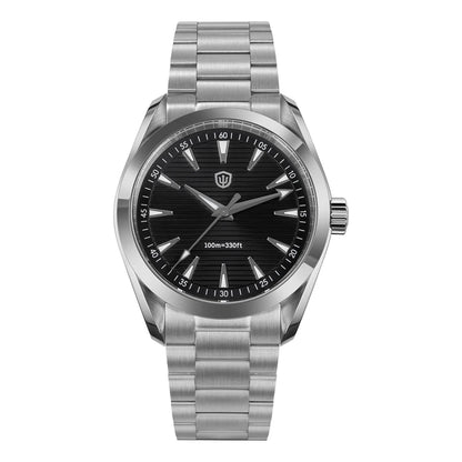 Watchdives WD0006 V2 Watch VH31 Sweep Second Quartz Movement Sapphire Luminous Stainless Steel Watches Waterproof 38mm Watch