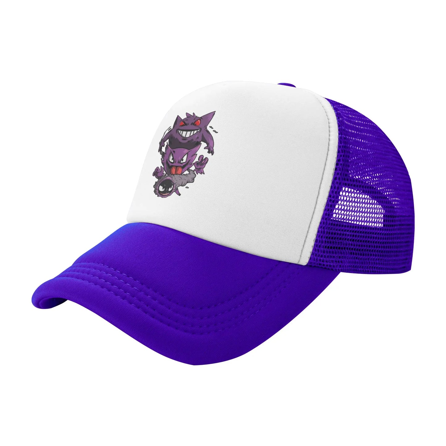 Pokemon Pikachu Trucker Hats Adult Vintage  Dad Hat Trucker Hat Sun Hats Adjustable Snapback Caps Mesh Baseball Caps Summer