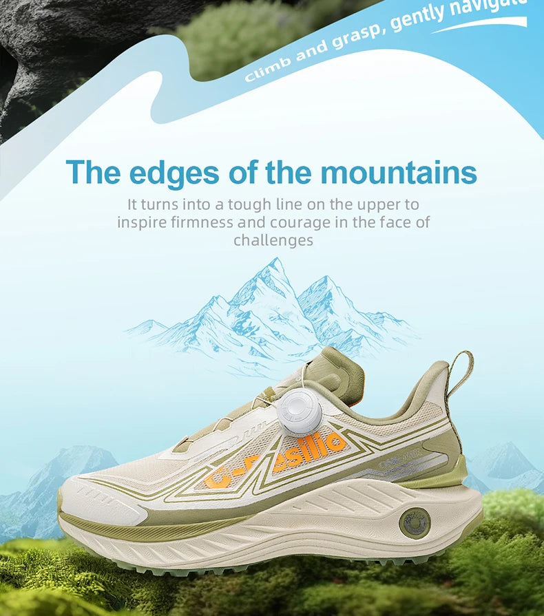 ONEMIX Outdoor Running Sneakers Men Elastic Trail Shoes Lightweight Breathable Women Sneakers Couple Casual waterproff Shoes
