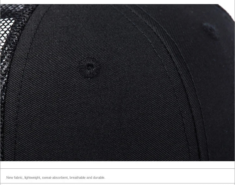 Gorras de camionero de malla en 38 colores para actividades al aire libre, gorras «dad hat» con cierre a presión, gorras de hip hop para hombre y mujer, gorras de béisbol ajustables para niños y niñas