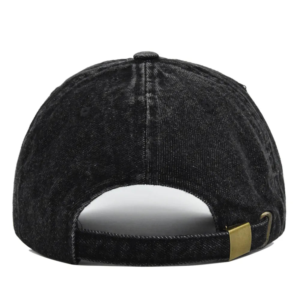 Fashion NYC broderede denim-snapback-baseballkasketter, justerbare, til udendørs brug, casual, til voksne, vaskbare, til sport og golf, solhatte
