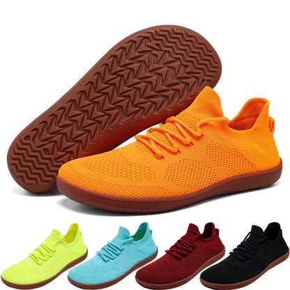 Unisex Minimalist Barefoot Shoes Lightweight Breathable Wide Toe Sneakers for Outdoor Casual Walking