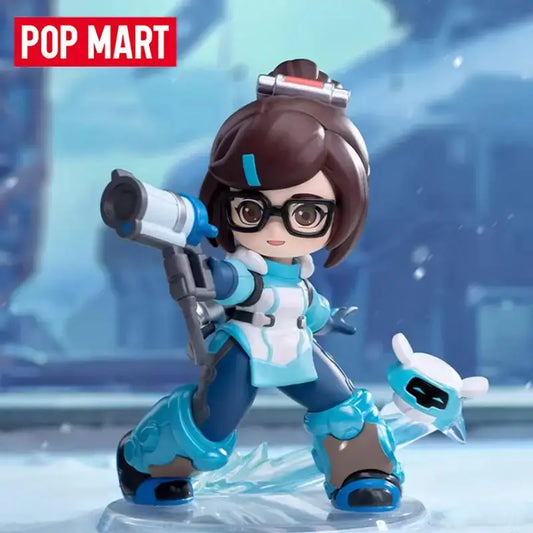 POP MART Overwatch Play of The Game Series Blind Box Mystery Box Toys Kawaii Ornaments Figurines Home Decor Desktop Model Dolls
