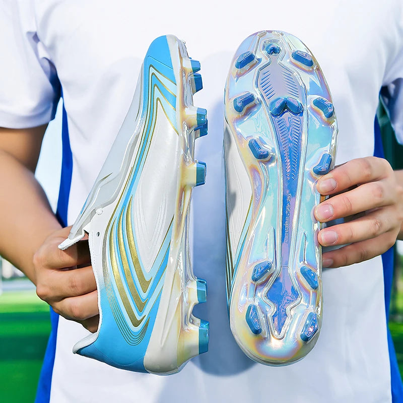 Nouvelles chaussures de football pour hommes, crampons pour femmes, modèle unisexe pour futsal, ultra-légères, TF/FG, chaussures de football professionnelles de haute qualité pour jeunes, baskets.