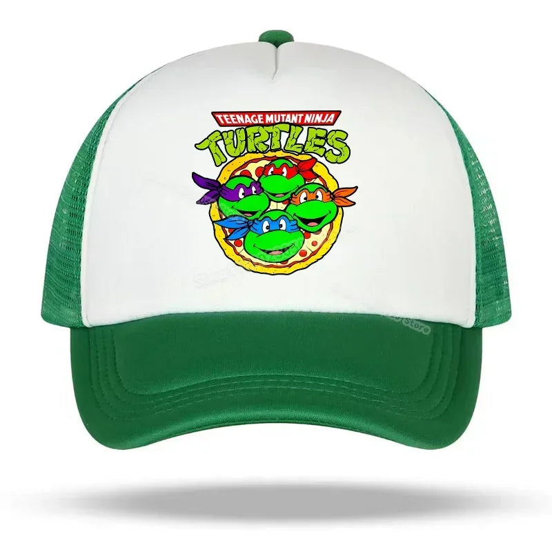 Teenage Mutant Ninja Turtles baseballkasket med broderet tegneserie- og anime-print, Duck Tongue-kasket, Nethats, solskærm, hovedbeklædning, gaver
