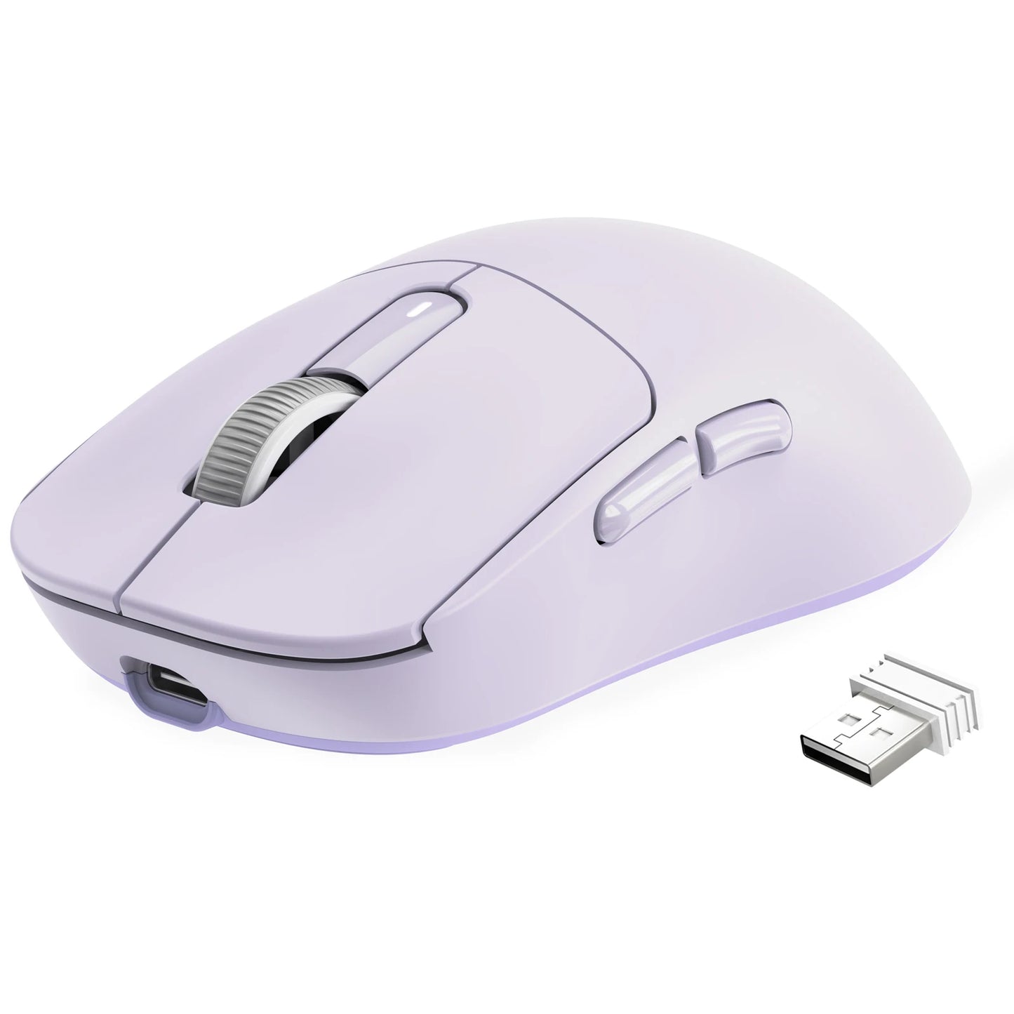 ATTACK SHARK X3 trådlös gamingmus, 49g ergonomisk PC-mus, trippellägen, PAW3395 26K DPI optisk sensor, programmerbara knappar