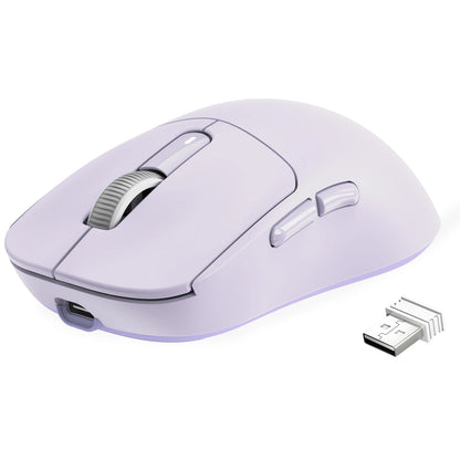 ATTACK SHARK X3 trådlös gamingmus, 49g ergonomisk PC-mus, trippellägen, PAW3395 26K DPI optisk sensor, programmerbara knappar