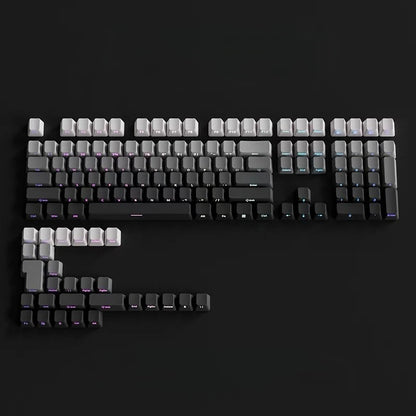 2025 Original Daylight Keycaps PBT Translucent, Side-engraved OEM 136 Keys, Customized To Fit 60/84/98/108 Mechanical Keyboards.