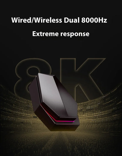 Ratón gaming inalámbrico ATK Blazing Sky X1/X1V2 8K de baja latencia, ligero para FPS, Liekong E-sports, accesorios personalizados para PC
