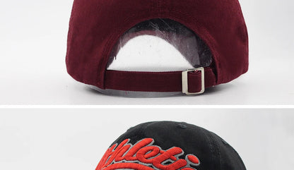 Big Letter Embroidery Baseball Cap Men Summer Casual Women Fashion Snapback Cotton Caps Visor Hip Hop Hat Autumn Adjustable