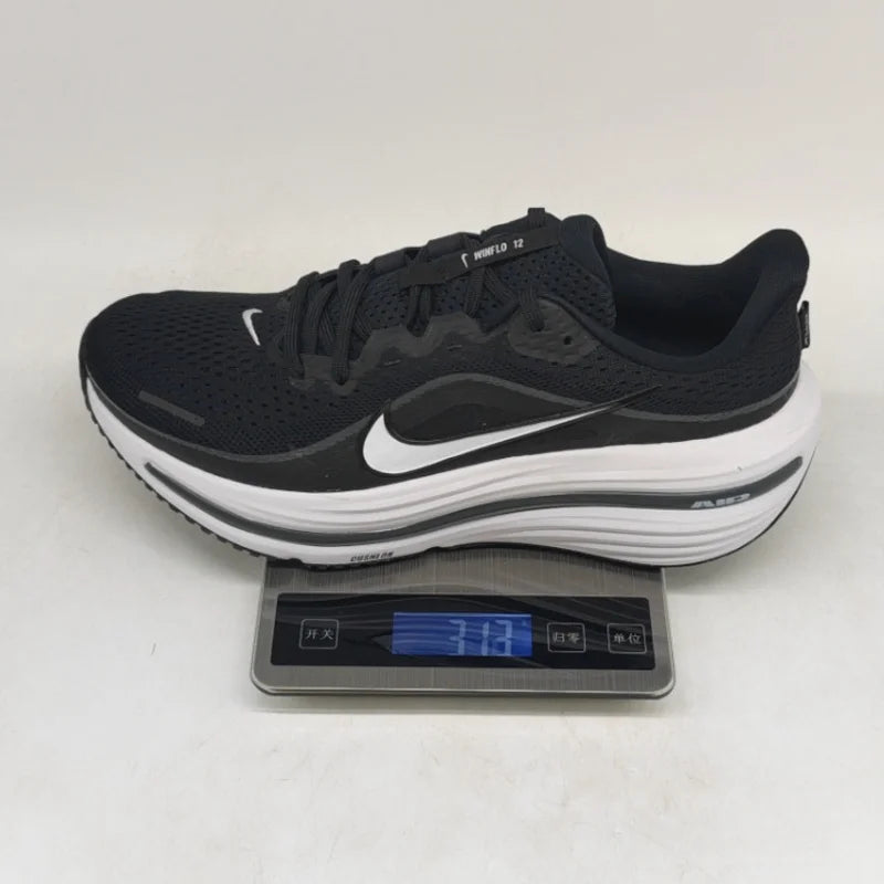 Pantofi de alergare autentici Nike Air Winflo 12 pentru bărbați, de vară, respirabili, cu talpă groasă, HV9272-002