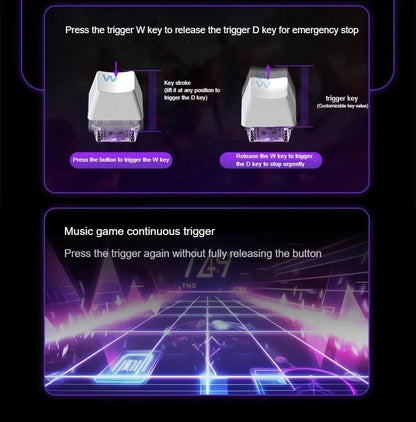 AULA WIN60 HE Magnetic  Keyboard Wired Trigger 8K Return Esports Gamer Customize RGB Mechanical Gaming Keyboard