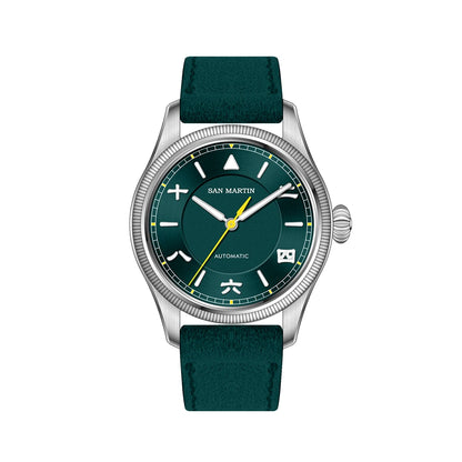 San Martin 39.5mm Men Pilot Watch YN55 Automatic Mechanical Aviation Watches Chinese Style Original Design SN0033 Field Watch