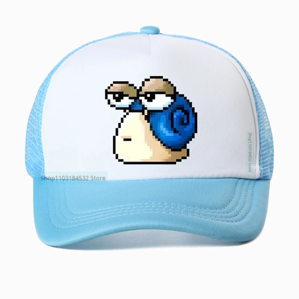 Czapka baseballowa z nadrukiem Harajuku MapleStory – urocza i zabawna, męska, w koreańskim stylu, dla fanów gier, otaku i hipsterów – czapka z możliwością personalizacji